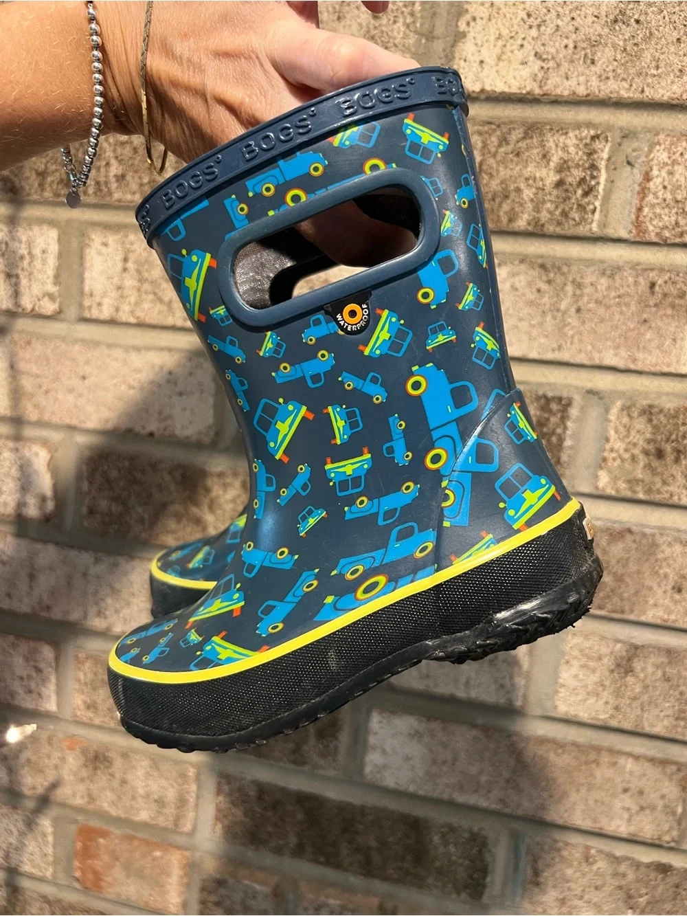 Bogs Toddler Rain Boots with Trucks